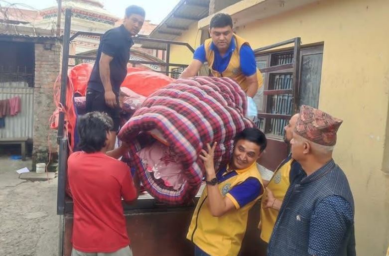 Reconstruction of Thapathali Traffic Police Post and Handover of Sirak-Dasna, Beds and Other Materials