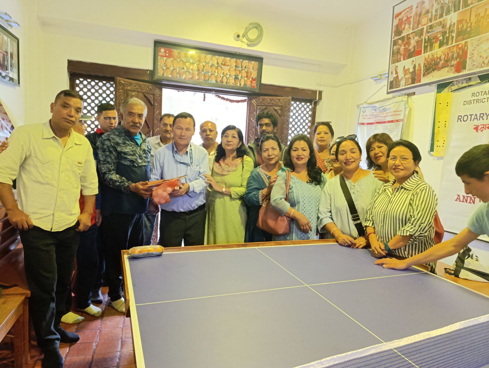 Handover of Table Tennis Board